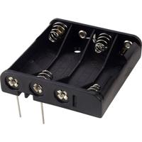 TRU COMPONENTS BH441P Batterijhouder Aantal cellen: 4 AAA (potlood) Contactpolen - thumbnail