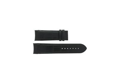 Horlogeband Tissot T0356271605100A / T610028592 Croco leder Zwart 24mm Horlogeband Tissot T0356271605100A / T610028592 Croco leder Zwart 24mm