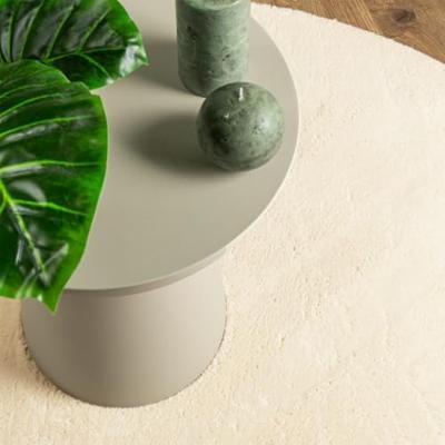 Vloerkleed HUARTE laagpolig zacht wasbaar 80 cm crme Vloerkleed HUARTE laagpolig zacht wasbaar 80 cm crme