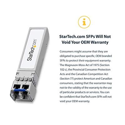 StarTech.com Gigabit Fiber SFP Transceiver Module - HP J4858C Compatibel - MM LC met DDM - 550m