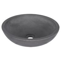 Differnz Ravano waskom beton donkergrijs rond Ø 40 x 12 cm - thumbnail