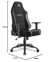 Sharkoon SKILLER SGS20 Fabric gamestoel - thumbnail