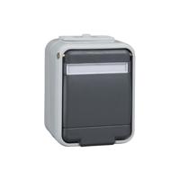 ELSO stopcontact ELG445019 16A AquaTop licht/basisgrijs Grijs 1 stuk(s) - thumbnail