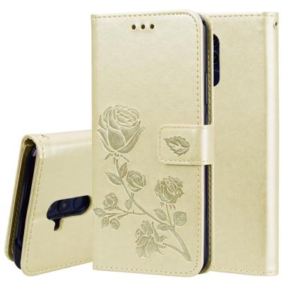Rose reliëf horizontale Flip PU lederen draagtas voor Huawei mate 20 lite met houder & kaartsleuven & portemonnee (goud) Rose reliëf horizontale Flip PU lederen draagtas voor Huawei mate 20 lite met houder & kaartsleuven & portemonnee (goud)