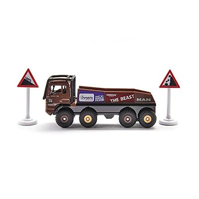 Siku 1686 hs schoch 8x8 man truck trial + 2 borden