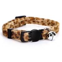Nobleza Kattenhalsband bruin - Panterprint - thumbnail