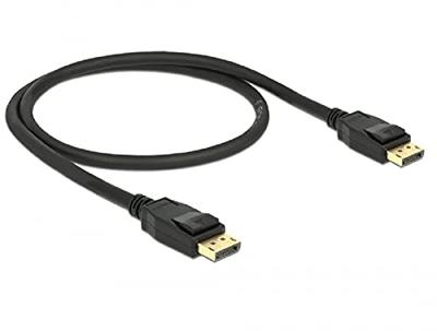 Delock 85506 DisplayPort-kabel DisplayPort Aansluitkabel DisplayPort-stekker 50 cm Zwart Vergulde steekcontacten, Verdraaid, Afgeschermd (drievoudig), 4K UHD Delock 85506 DisplayPort-kabel DisplayPort Aansluitkabel DisplayPort-stekker 50 cm Zwart Vergulde steekcontacten, Verdraaid, Afgeschermd (drievoudig), 4K UHD
