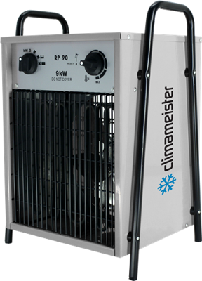 Climameister kachel 9kw 400v rp90
