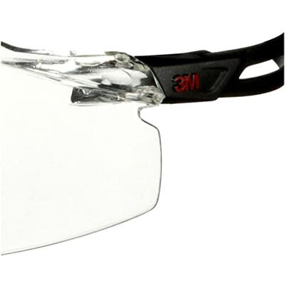 3M Veiligheidsbril | EN 166, EN171 | beugel zwart, glas helder | polycarbonaat | 1 stuk - 7100244045 - 7100244045 - thumbnail