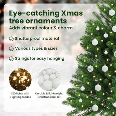 VidaXL Kerstboom met 150 led met standaard groen 120 cm pe VidaXL Kerstboom met 150 led met standaard groen 120 cm pe