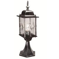 Franssen Klassieke sokkellampWexford zwart zilver - 2082 - thumbnail