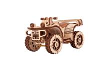 Wood Trick 3D-modelbouw ATV 11,5 cm hout bruin 57-delig - thumbnail
