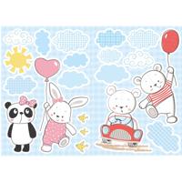Kids Decor muurstickers grappige beren 20 delig - thumbnail