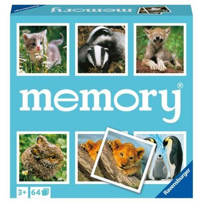 Ravensburger Spel Memory Jonge Dieren - thumbnail