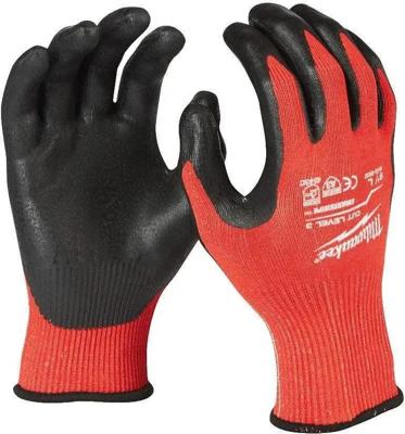 Milwaukee snijklasse 3 gedimde handschoenen. Cut Level 3 Handschoenen - XL / 10 - 1pc - 4932471422