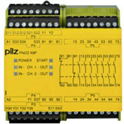 PILZ PNOZ X9P 24VDC 7n/o 2n/c 2so Veiligheidsschakelapparaat Voedingsspanning (num): 24 V/DC 7x NO, 2x NC (b x h x d) 90 x 94 x 121 mm 1 stuk(s)