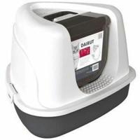 Kattenbak MPETS DAIRUT Wit Zwart 50 x 42 x 36 cm - thumbnail