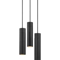 Hanglamp gu10 zwart modern Nordlux 'Tilo' gu10 3 spots 22 cm - thumbnail