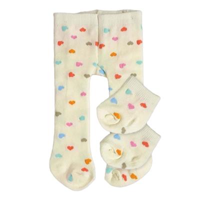 Heless Poppen maillot met sokjes hartjesconfetti, 28-35 cm Heless Poppen maillot met sokjes hartjesconfetti, 28-35 cm