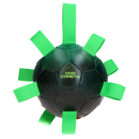 Dog Comets Hypernova - Hondenspeelgoed - Hondenbal met nylon lussen - Drijvend - Groen - Ø 15 cm - thumbnail