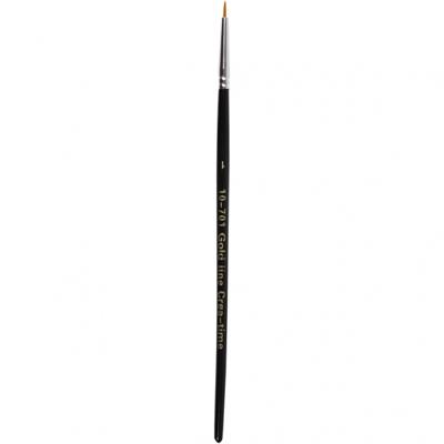 Creativ Company Gold line penselen, afm 0, l: 17 cm, b: 1 mm, rond, 12 stuk/ 1 doos Creativ Company Gold line penselen, afm 0, l: 17 cm, b: 1 mm, rond, 12 stuk/ 1 doos