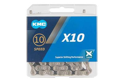 KMC X10 Ketting 10-speed 116-schakels Zilver - Zwart KMC X10 Ketting 10-speed 116-schakels Zilver - Zwart