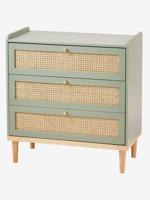 Rieten commode LIGNE POÉSIE groen - thumbnail