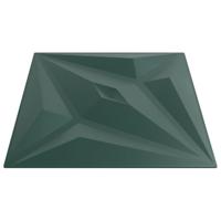 VidaXL 12 st wandpanelen ster 3 m² 50x50 cm xps groen - thumbnail