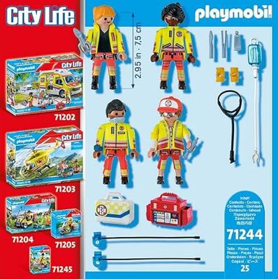 Playmobil 71244 City Life Reddingsteam - thumbnail