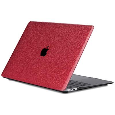 Lunso MacBook Pro 13 inch M1/M2 (2020-2022) cover hoes - case - Glitter Rood Lunso MacBook Pro 13 inch M1/M2 (2020-2022) cover hoes - case - Glitter Rood