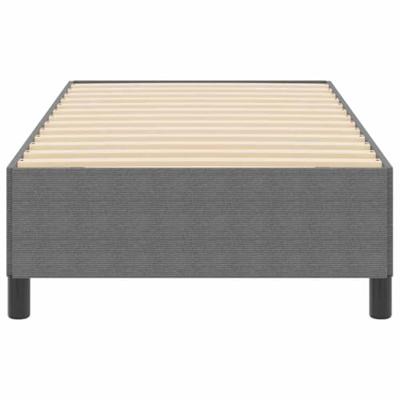 Bedframe Lichtgrijs 90 x 200 cm Katoenen stof