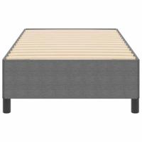 Bedframe Lichtgrijs 90 x 200 cm Katoenen stof - thumbnail