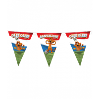 Loeki de Leeuw Vlaggenlijn Rood/Wit/Blauw WK/EK (10m) - thumbnail