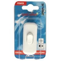 Scanpart Snoerschakelaar Wit 1p 2amp - thumbnail
