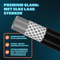 Riool - Leidingen reinigerset Premium 5-delig zwart 15m - thumbnail