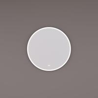 HIPP Design spiegel Rond Mat Zwart - Directe LED Baan - 120 x 3 cm - Touch Dimmer - Spiegelverwarming - Kleurenwissel - thumbnail