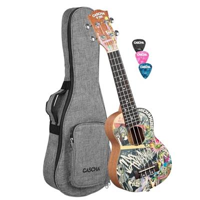 Cascha HH 2600 Sopran Art Series Urban sopraan ukelele set