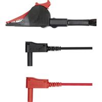 Schützinger KWML 7420 / SAK / 1 / 150 Meetsnoer Stekker 4 mm Kelvin-klem Zwart/rood 1 stuk(s) - thumbnail