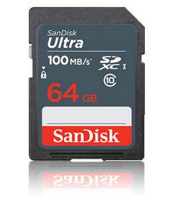 SanDisk Ultra flashgeheugen 64 GB SDXC UHS-I Klasse 10