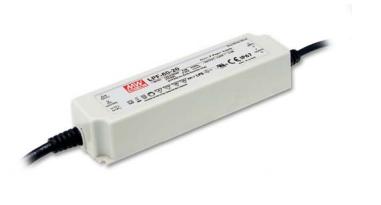 MEAN WELL LPF-60-12 LED-driver, LED-transformator Constante spanning, Constante stroomsterkte 60 W 5 A 7.2 - 12 V/DC Niet dimbaar, PFC-schakeling,