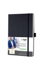 Sigel Weekkalender CONCEPTUM® undatiert CO700 DIN A5 Zwart 192 bladzijden 1 stuk(s) - thumbnail