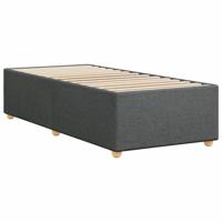 Bedframe zonder matras 100x200 cm stof donkergrijs - thumbnail