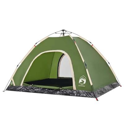 VidaXL Tent 4-persoons snelontgrendeling groen