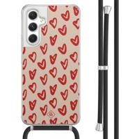 Samsung Galaxy A54 hoesje met koord - Hartendief - thumbnail