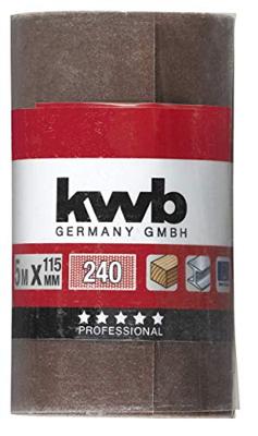 kwb 817824 Schuurpapierrol Korrelgrootte (num) 240 (l x b) 5 m x 115 mm 1 stuk(s) kwb 817824 Schuurpapierrol Korrelgrootte (num) 240 (l x b) 5 m x 115 mm 1 stuk(s)