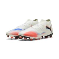 PUMA Future 8 Pro Gras / Kunstgras Voetbalschoenen (MG) Wit Felrood Blauw - thumbnail