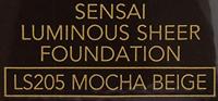 Sensai Luminous Sheer Foundation SPF15 205 Mocha Beige 30 ml Dames - thumbnail