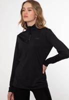 Protest Refabriz 1/4 Zip Pully Dames True Black M/38 - thumbnail