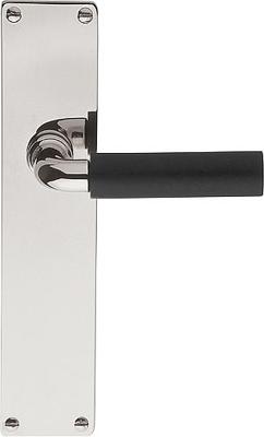 Formani TIMELESS 1923MPSFC deurkruk op schild blind - glans nikkel/ebbenhout