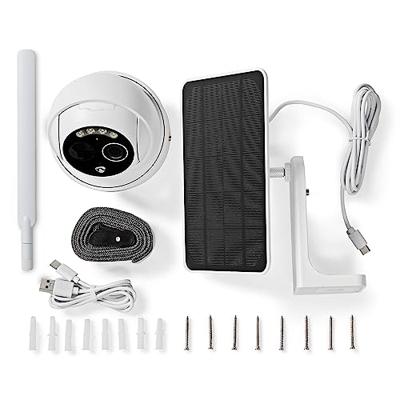 SmartLife Camera voor Buiten | 4G | Full HD 1080p | Kiep en kantel | IP65 | Cloud Opslag (optioneel) / microSD (niet inbegrepen) | 5 V DC | Met bewegingssensor | Nachtzicht | Wit - thumbnail